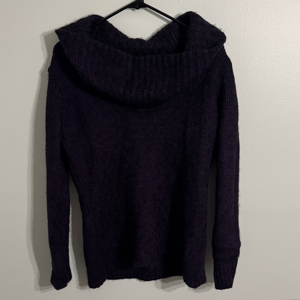 H&M Dark Knit Cowl Neck Sweater